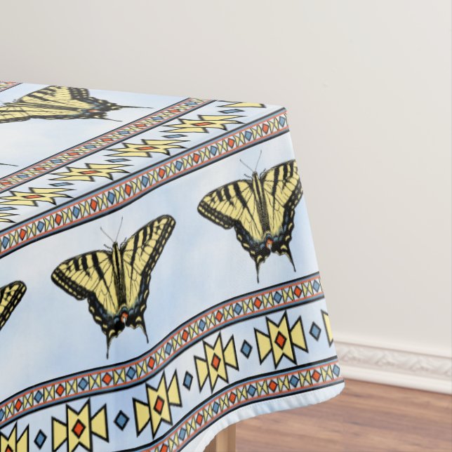 Toalha De Mesa Borboletas do Sudoeste Amarelo (Posição Original)