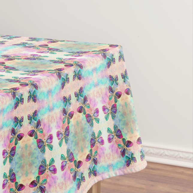 Toalha De Mesa Borboletas voadoras Tablecloth (Posição Original)