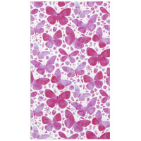 Borboletas Watercolor Magenta Tablecloe Rosa