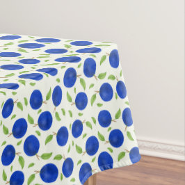 Toalha De Mesa Botanical Plums Collection Ivory