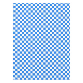 Toalha De Mesa Bright Blue and White Checkers