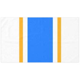 Toalha De Mesa Bright Blue Yellow White Summer Racing Strips