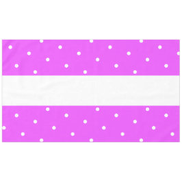 Toalha De Mesa Bright Tropical Rosa Branco Polka Dotada Strips