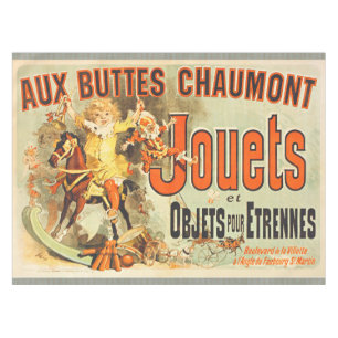 Toalha De Mesa Brinquedo francês Joets Friends Poster vintage