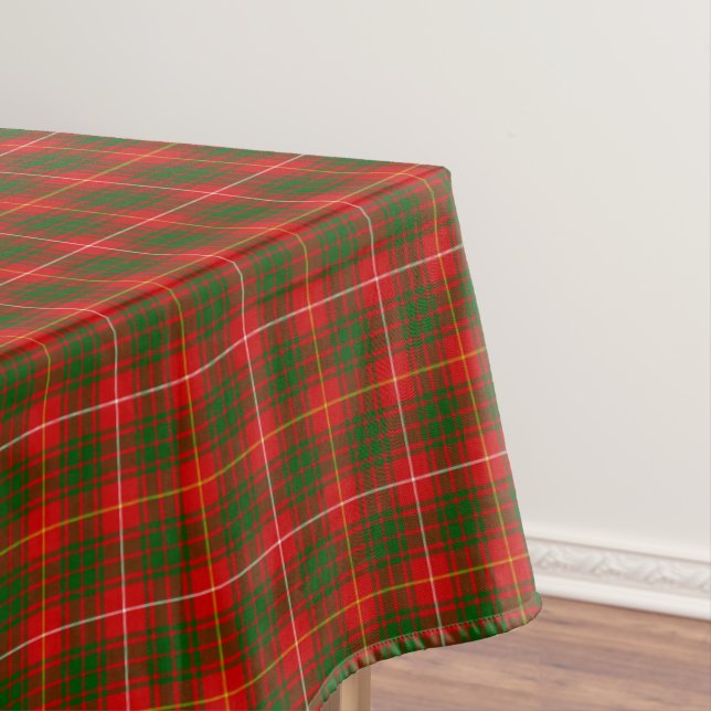 Toalha De Mesa Bruce tartan xadrez verde (Posição Original)