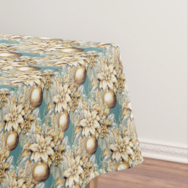 Toalha De Mesa Buquê de Natal de luxo clássico e elegante