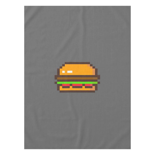 Toalha De Mesa Burger Pixel Art Blanket (Frente)