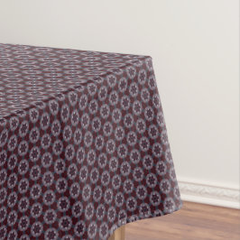 Toalha De Mesa Burgundy & Gray Floral Quilt 