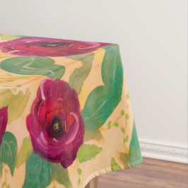 Toalha De Mesa Burgundy Rosa Bloom