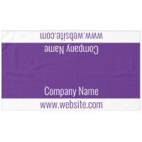 Business Royal Purple e White Text Modelo