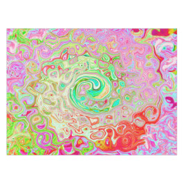 Toalha De Mesa Cabeça de Abstrato retrógrada do pasto verde