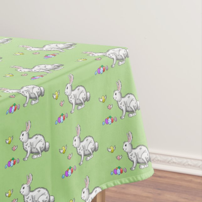 Toalha De Mesa Caça ao Ovo do Coelho de Páscoa (Posição Original)