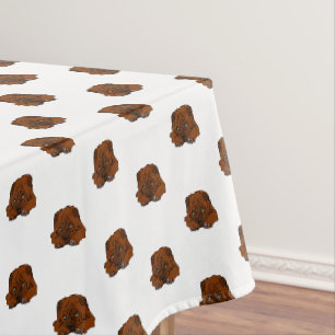 Toalha De Mesa Cachorro Castanho