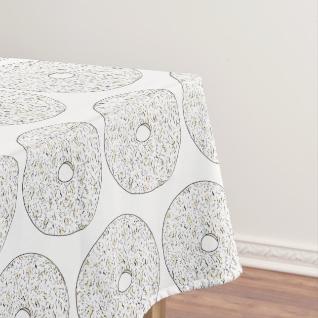 Toalha De Mesa Café da manhã de Comida de pinheiro de Rosquinha e (Posição Original)