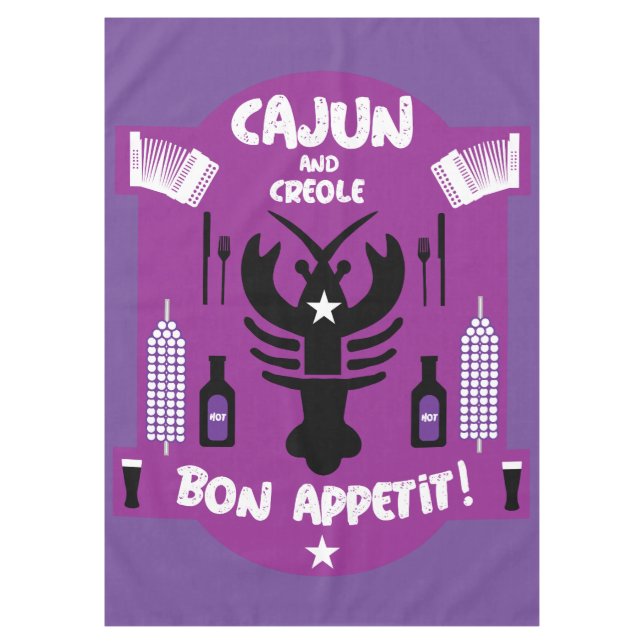 Toalha De Mesa Cajun e Creole Cooks (Frente)