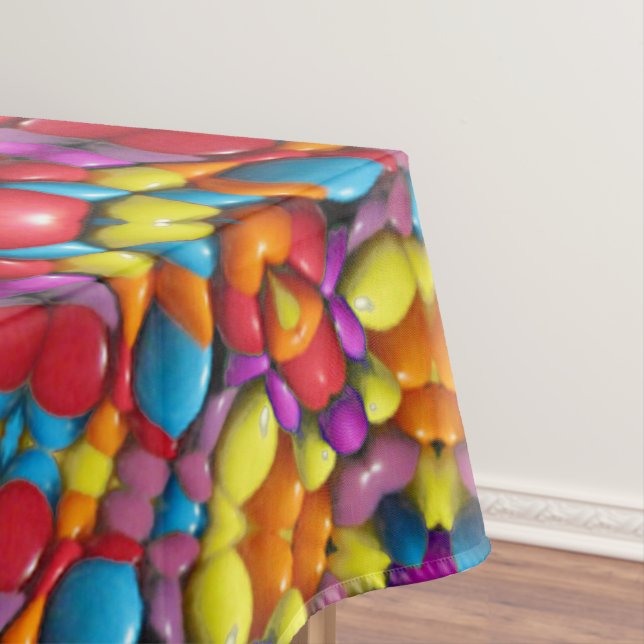 Toalha De Mesa Caleidoscópio amarelo alaranjado vermelho do (Posição Original)