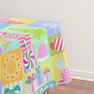 Toalha De Mesa Calendário Antecipado de Natal