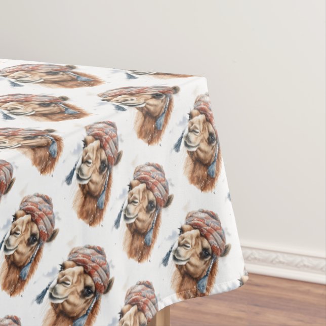 Toalha De Mesa Camelo de Natal (Posição Original)
