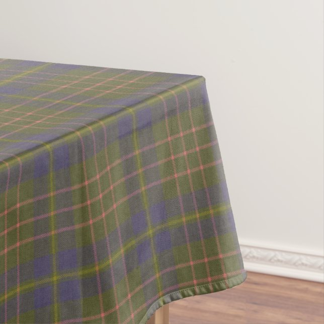Toalha De Mesa Cameron Hunting Antiga Original Scottish Tartan (Posição Original)