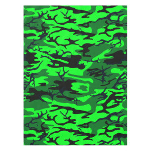 Toalha De Mesa Camo Verde alienígena