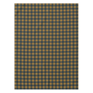 Toalha De Mesa Campanha de Xadrez de Búfalo Amarelo de Mostarda