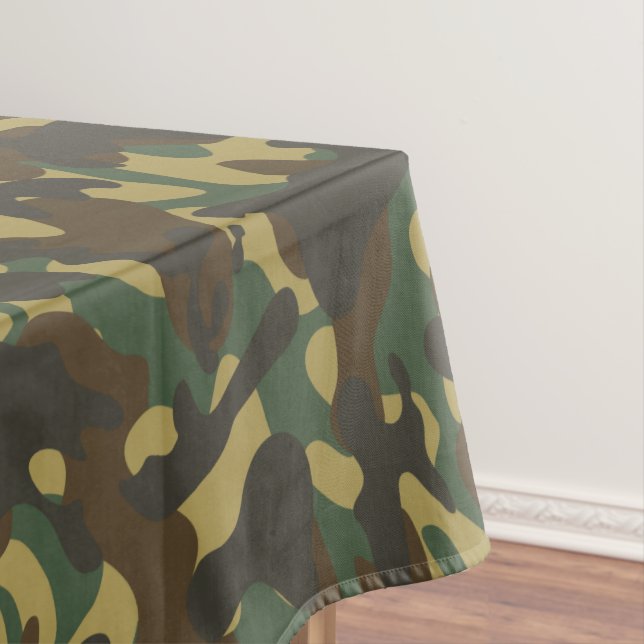 Toalha De Mesa Camuflagem florestal (Posição Original)