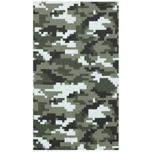 Toalha De Mesa Camuflagem urbana/Camo de 8 Digitas do pixel do