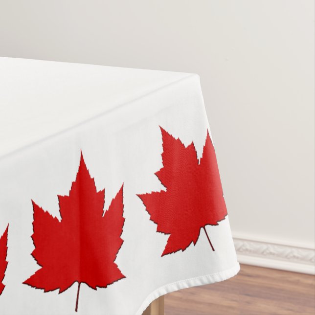 Toalha De Mesa Canadá Tablecloth Canada Maple Leaf Tablecloth (Posição Original)