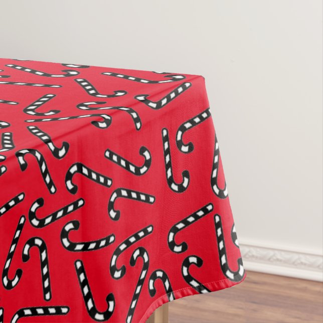 Toalha De Mesa Canas Doces de Natal (Posição Original)