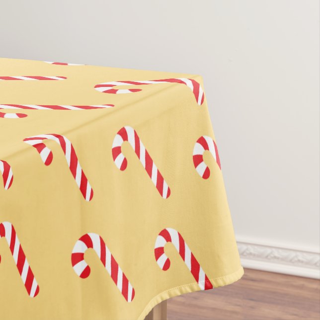 Toalha De Mesa Candy Cane (Posição Original)
