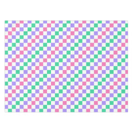 Toalha De Mesa Candy shop diagonal checkerboard pattern