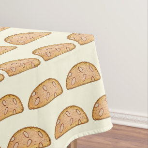 Toalha De Mesa Cantucci Italiano Almond Biscotti Cookies Pastris