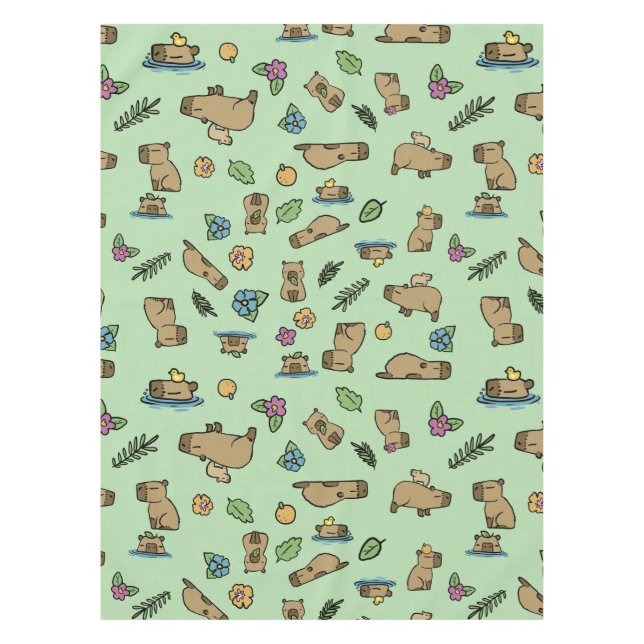 Toalha De Mesa Capivara (Frente)