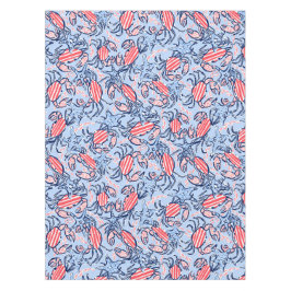Toalha De Mesa Caranguejos Patrióticos Stars Vermelho Azul