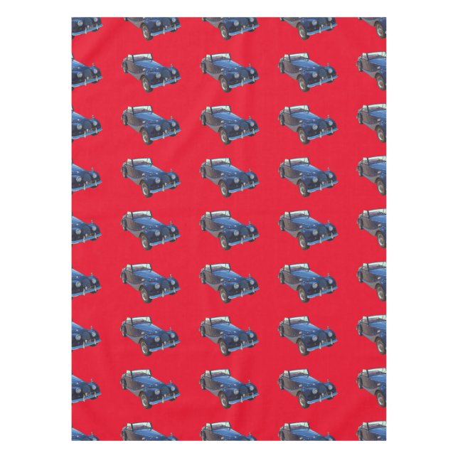 Toalha De Mesa Carro Desportivo Convertível Morgan Plus 4, 1964 (Frente)