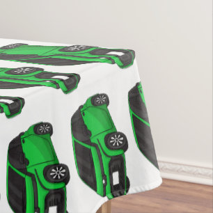 Toalha De Mesa Carro verde e fino