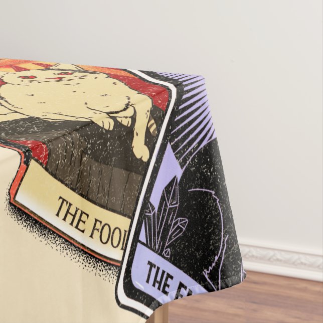 Toalha De Mesa Cartões de Tarô Cat. Imperatriz de Halloween. Herm (Posição Original)