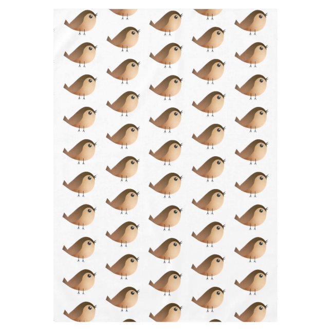 Toalha De Mesa Cartografia de Pássaro Sparrow (Frente)