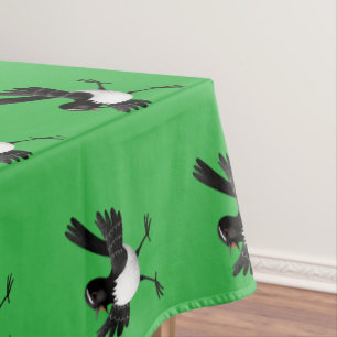 Toalha De Mesa Cartoon australiano Willie Wagtail personalizado