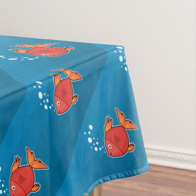 Toalha De Mesa Cartoon Fish (Posição Original)