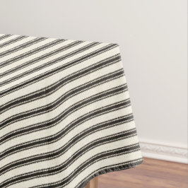 Toalha De Mesa Casa da quinta-Tiquetaquear-Preto-Branco