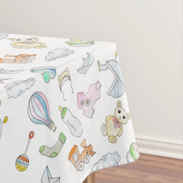 Toalha De Mesa Casaco De Bebês Divertido (Posição Original)