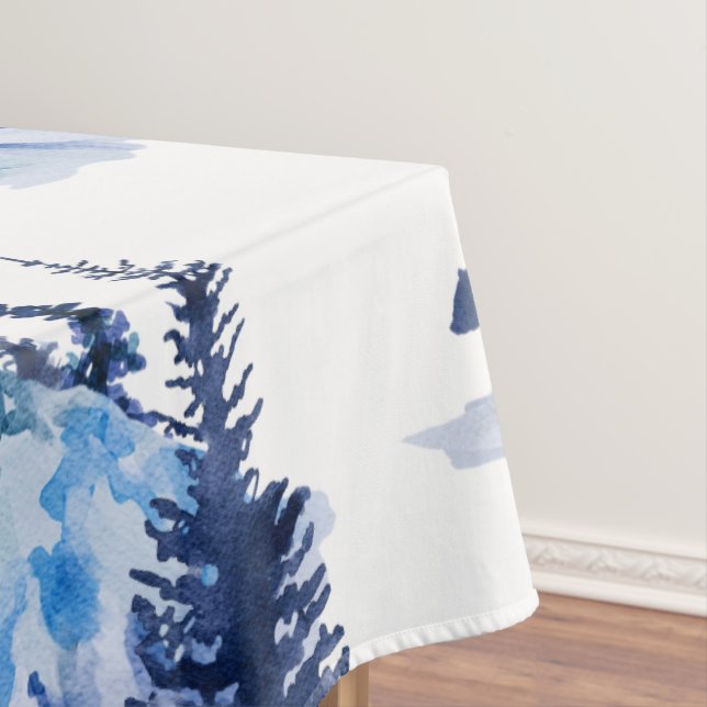 Toalha De Mesa Casamento de Neve de inverno (Posição Original)