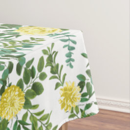 Toalha De Mesa Casamento de primavera de Rosa Amarelo-Claro