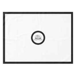 Toalha De Mesa Casamento de Rosa preto para caligrafia