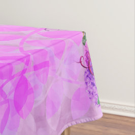 Toalha De Mesa Casamento Floral de Ametyst Raspberry