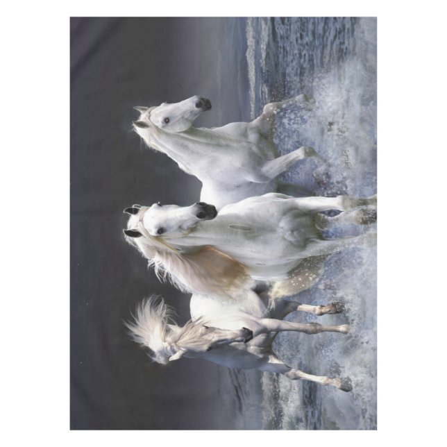 Toalha De Mesa Cavalos travesseiros decorativos (Frente)
