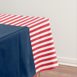 Toalha De Mesa Celebração Divertida Vermelho Branco e Azul