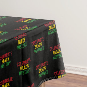 Toalha De Mesa Celebrar o Mês da História Negra