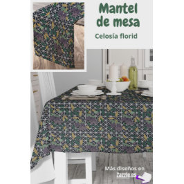 Toalha De Mesa Celosía florida